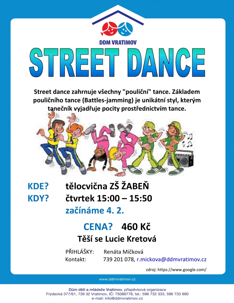 Street dance v Žabni